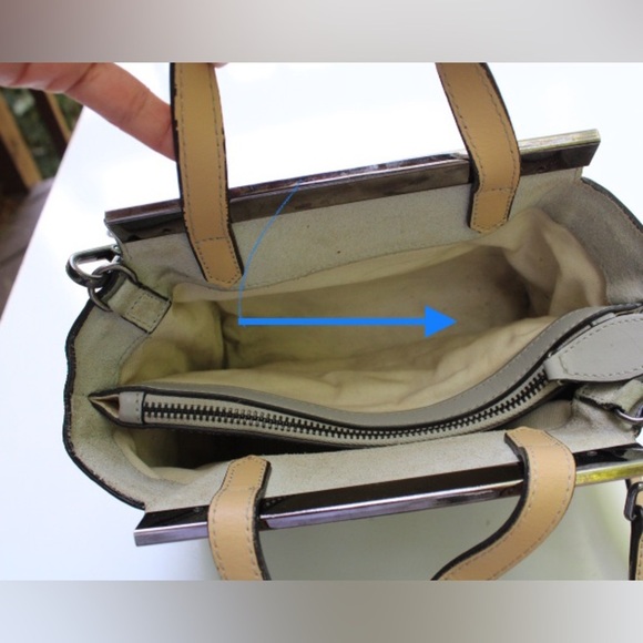 Alberta di Canio Italian leather small satchel - Picture 5 of 11